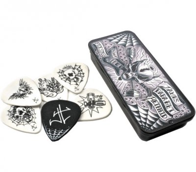 DUNLOP  JPH01T088 Hetfield Papahet Bo&icirc;te de 6 M&eacute;diators 0,88 mm