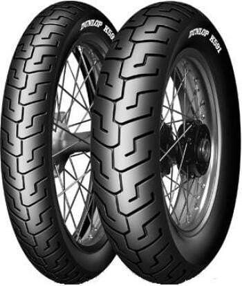 DUNLOP  K 591 SP H/D ( 100/90-19 TL 51V M/C, Roue avant ) Pneus Moto