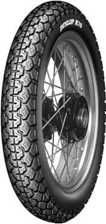 DUNLOP  K 70 ( 3.50-19 TT 57P roue arri&egrave;re, Roue avant )