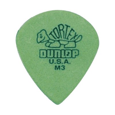 JIM DUNLOP Dunlop m&eacute;diators Tortex Jazz 3 verte M 3 (36 pi&egrave;ces)