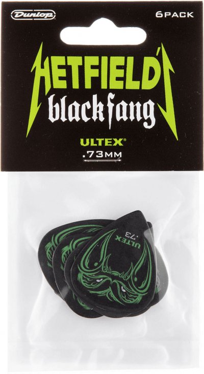DUNLOP  Ph112p73 Hetfield Black Fang M&eacute;diators 0.73mm (6 Pi&egrave;ces)