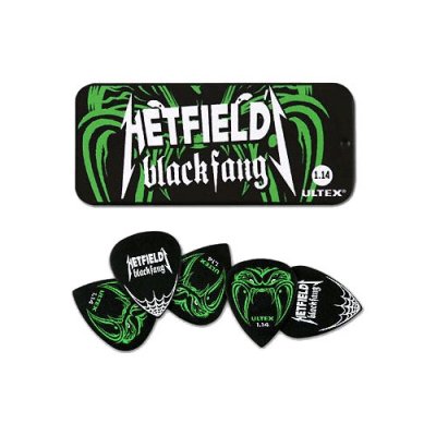 DUNLOP  Ph112t114 Hetfield Black Fang Bo&icirc;te De M&eacute;diators 1.14mm