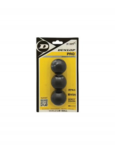 DUNLOP  Squash - Noir - Balles Squash taille UNICA