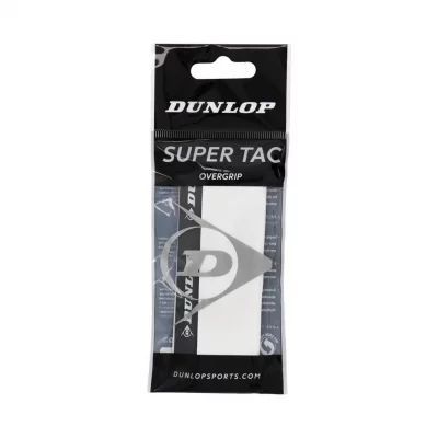 DUNLOP  Super Tac Tennis Overgrip Blanc