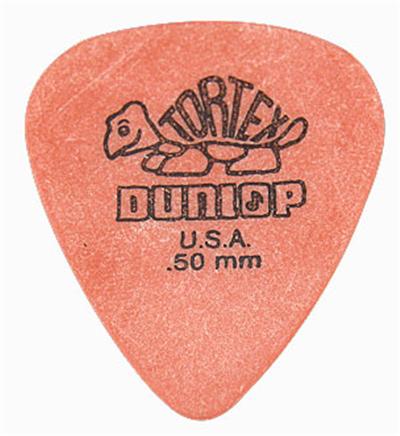 JIM DUNLOP Dunlop Tortex Standard M&eacute;diator 0.50mm Rouge