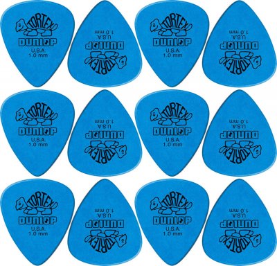 DUNLOP  Tortex Standard M&eacute;diator 1.00 Mm Bleu (12x)