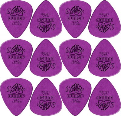 DUNLOP  Tortex Standard M&eacute;diator 1.14 Mm Violet (12x)