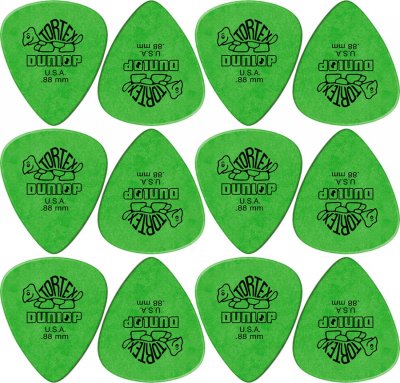 DUNLOP  Tortex Standard M&eacute;diator Vert 0,88mm (Lot De 12)
