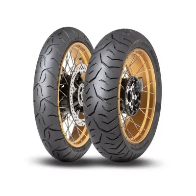 DUNLOP  Trx Meridian 65h Tl Trail Rear Tire Argent&eacute; 130 / 80 / R17