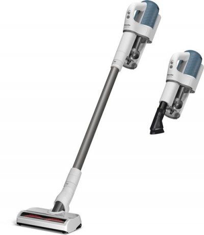 MIELE DUOFLEX HX1 - Aspirateur sans fil coloris Blanc avec bloc moteur bleu nordique