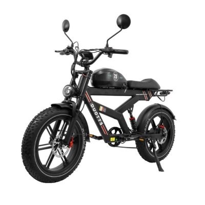 DUOTTS  f20 v&eacute;lo &eacute;lectrique - moteur 750w batterie 52v 27ah avec freins &agrave; disque hydrauliques - noir 