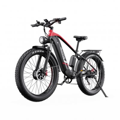 DUOTTS  f26 v&eacute;lo &eacute;lectrique - moteurs 750w*2 batterie 48v 20ah non pliable - noir et rouge 