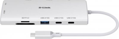 D LINK DUP-A01 - Station d'accueil - USB-C - 2 x HDMI - 1GbE