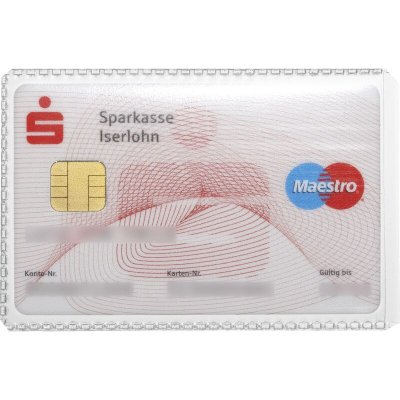 DURABLE  213619 etui souple format carte de cr&eacute;dit transparent