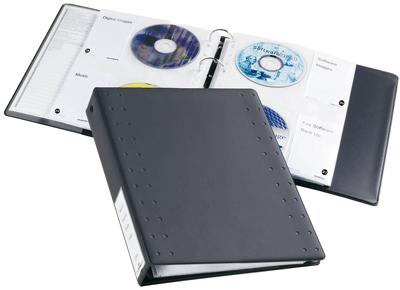 DURABLE  522758 Reliure &agrave; anneaux CD/DVD Index 40, 1 pi&egrave;ce, anthracite