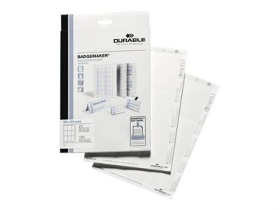 GENERIQUE DURABLE - cartes pour badges - 180 carte(s)