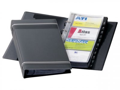 DURABLE  Classeur A Anneaux Pour Cartes De Visite Visifix,