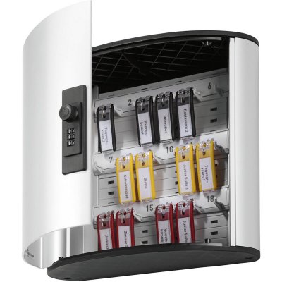 DURABLE   armoire &agrave; cl&eacute;s key box code 18, pour 18 cl&eacute;s noir