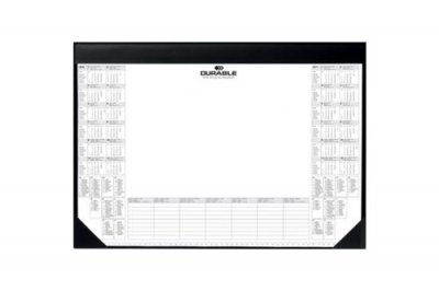 DURB Durable durable bloc de rechange pour sous-main avec calendrier noir
