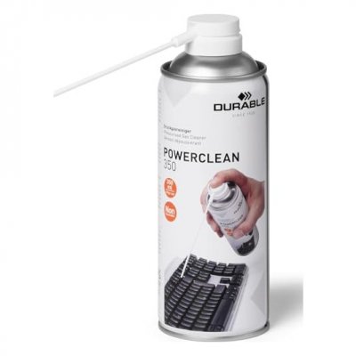 GENERIQUE Durable durable gaz d&eacute;poussi&eacute;rant ""powerclean"", contenu: 350 ml noir