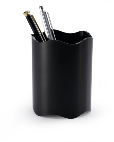 DURABLE   pot &agrave; crayons ""trend"" , couleur: bleu/noir noir