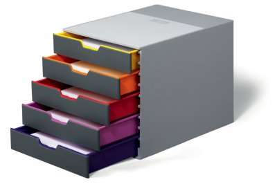 DURABLE  MODULE 5 TIROIRS VARICOLOR