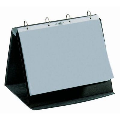 DURABLE  Paperboard De Table, A4 Horizontal, Noir, Incl. 10