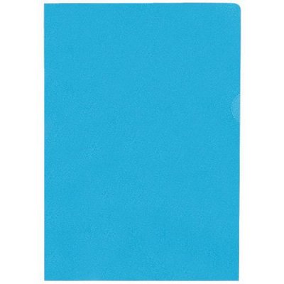 DURABLE  Pochette ouverte en coin, A4, en PP 0,12 mm, bleu