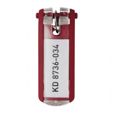 DURABLE  - Porte-clef 195703 key clip - 1957 rouge 6 pc(s) S189481
