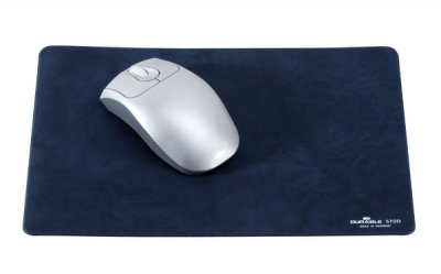 DURABLE  tapis de souris, extra plat, marbr&eacute;, bleu fonc&eacute; - Lot de 3