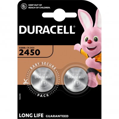 DURACELL  1 Pile Bouton Lithium 2450 - Pack De 2 - 