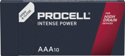DURACELL  10 Piles Alcalines AAA / LR03  Procell Intense