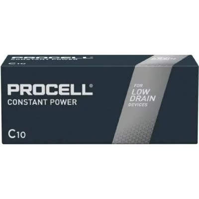 DURACELL  10 Piles Alcalines C / LR14  Procell Constant