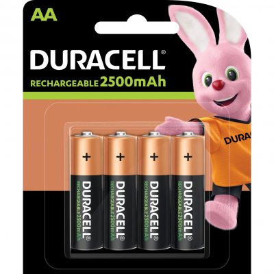 DURACELL  4xAA 2400mAh Batterie rechargeable