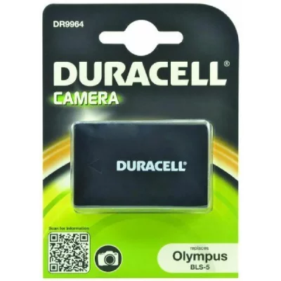 DURACELL  Akku Olympus Bls-5 1100mah 7.4v Lithium Battery Argent&eacute;