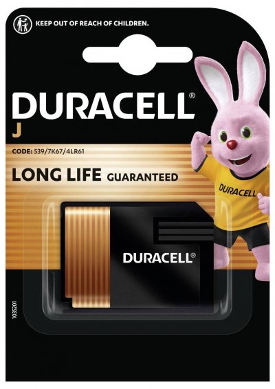 DURACELL  Batterie Alkaline Photo (6Volt)  Flat Pack (J 7K67)