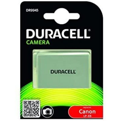 DURACELL  Canon Lp-e8 1020mah 7.4v Lithium Battery Argent&eacute;