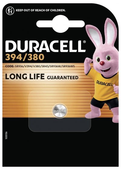 DURACELL   spe 394 x1 pile 394 noir