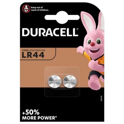 DURACELL  Electronics LR44 - Batterie 2 x LR44 - Alcaline