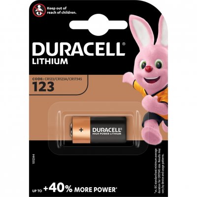 DURACELL  Photo CR123A 3V, Batterie