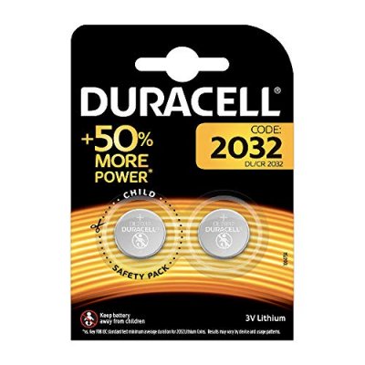 DURACELL  Pile Bouton 2xcr2032 One Size Silver