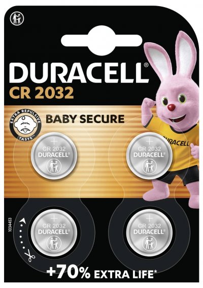 DURACELL  Pile Speciale 2032 X4