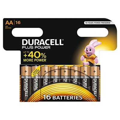 DURACELL  Plus Power MN1500 - Batterie 16 x type AA Alcaline