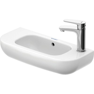 Duravit - D-Code lave-mains, avec trou pour robinetterie &agrave; gauche,
