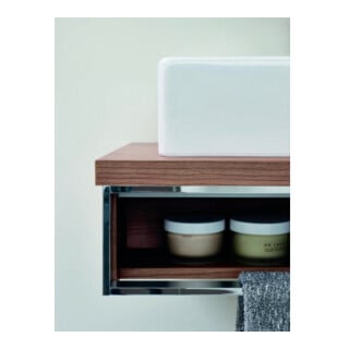 Duravit - Lavabo Vero 600mm, avec trop-plein, avec banc &agrave; trou de