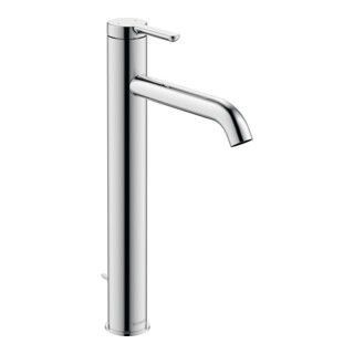DURAVIT  Mitigeur lavabo XL C.1, bec 166 mm, vidage &agrave; tirette, chrome