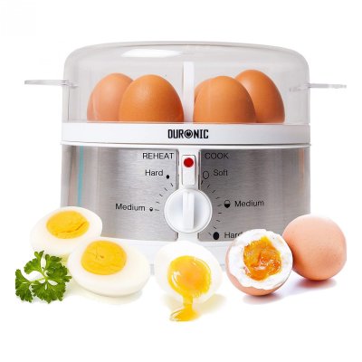 DURONIC  EB35 WE Cuiseur à oeufs 350W 1 à 7 oeufs Thermostat Minuteur