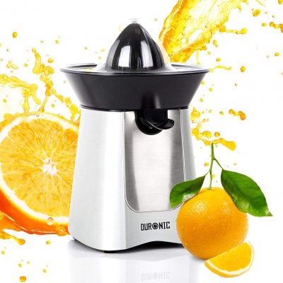 DURONIC  JE6 /SR Presse-agrumes en Inox de 60 Watts avec bec verseur antigouttes