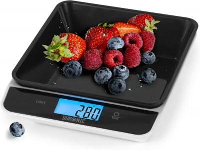 DURONIC  KS100 BK Balance de Cuisine num&eacute;rique avec bol d&eacute;montable - 5 kg