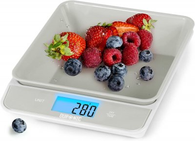 DURONIC  ks100 gn balance de cuisine num&eacute;rique avec bol d&eacute;montable - 5 kg